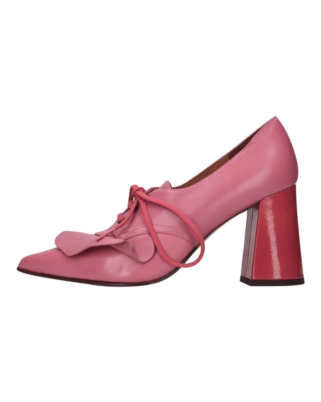 Chie Mihara Leren Oxfords in het Pink