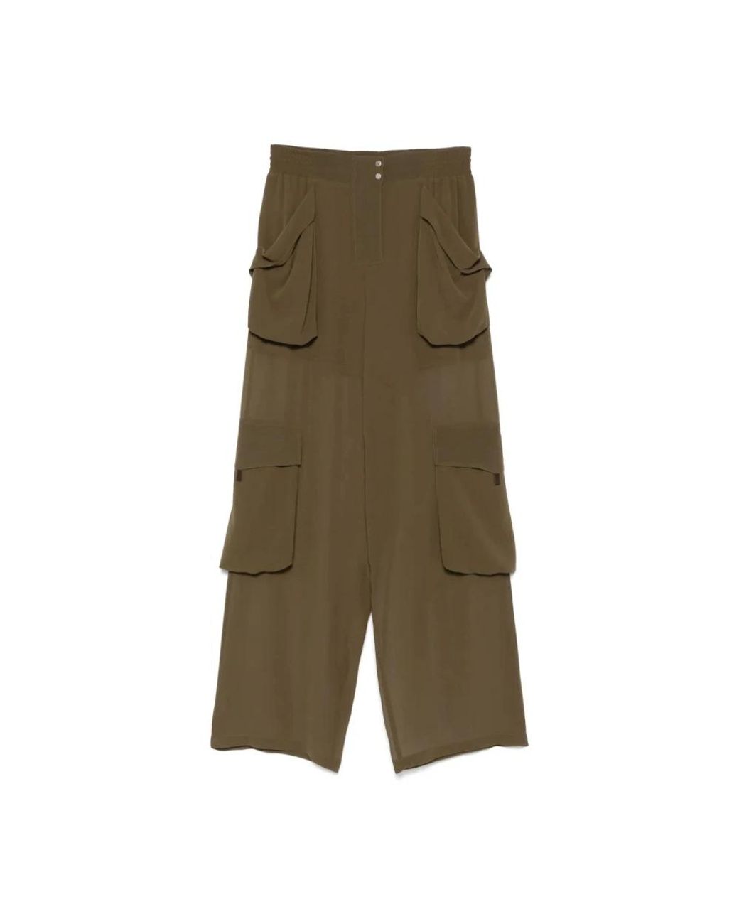 Pinko Straight Trousers in het Green