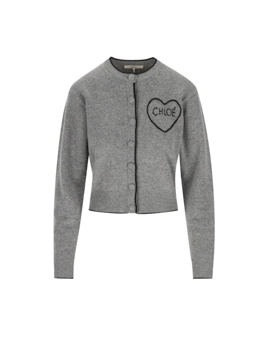 Chloé Gray Cardigans