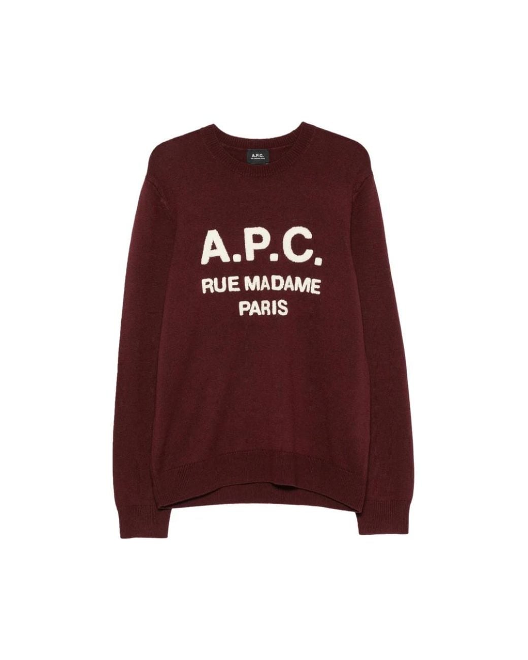 A.P.C. Brown Round-Neck Knitwear for men