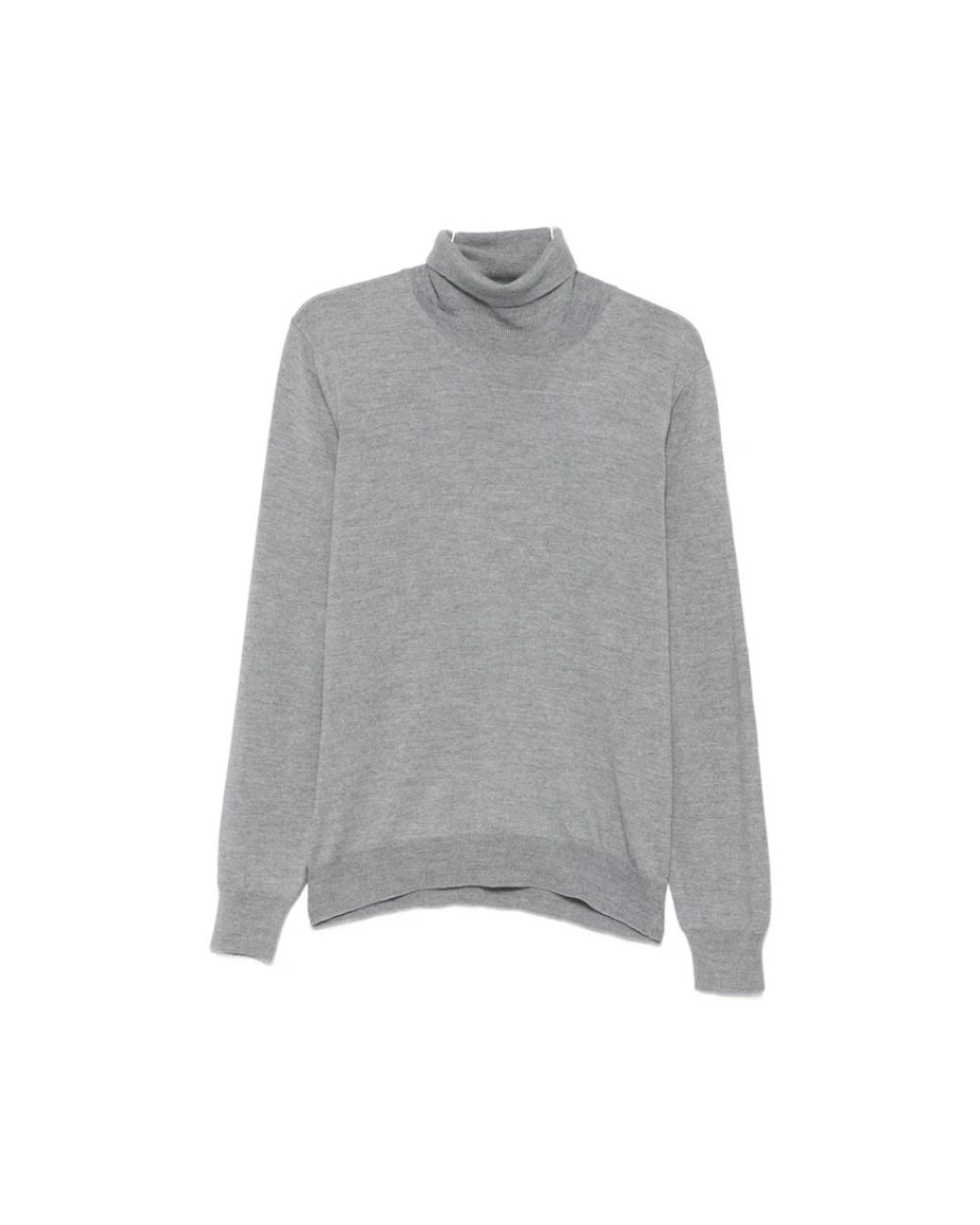 La Fileria Gray Turtlenecks for men