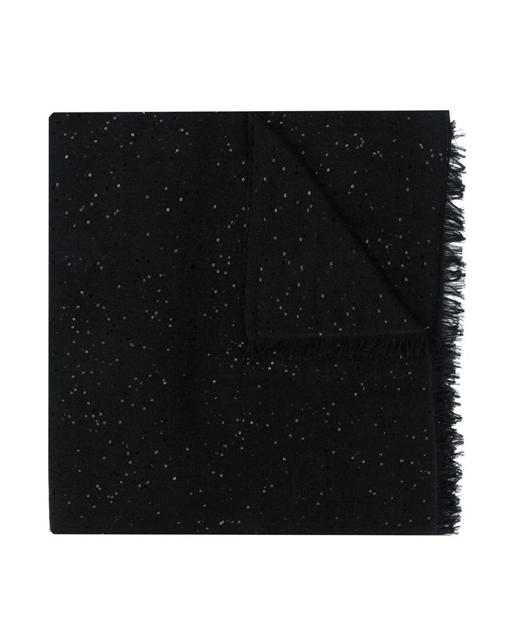 Brunello Cucinelli Black Winter Scarves