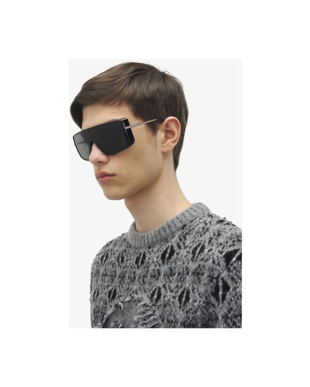 McQueen Gray Sunglasses for men