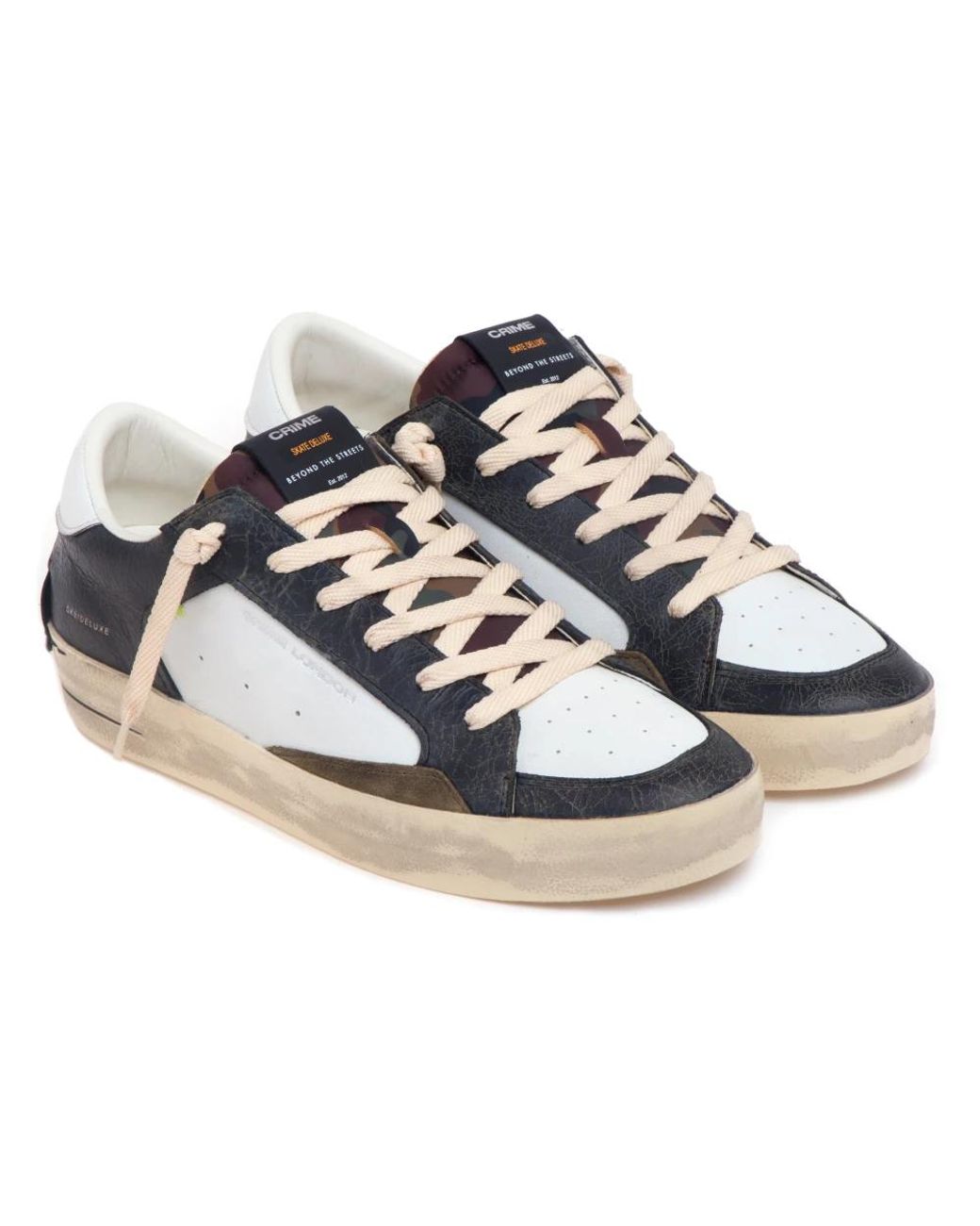 Crime London Blue Sneakers for men