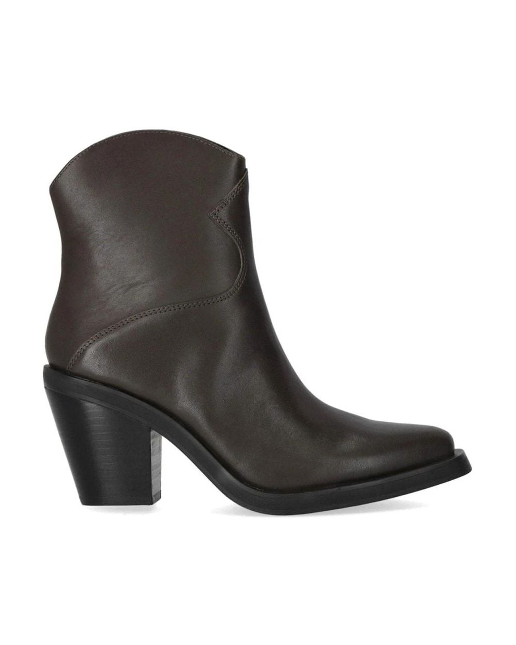 Ash Black Judy Texan Ankle Boot