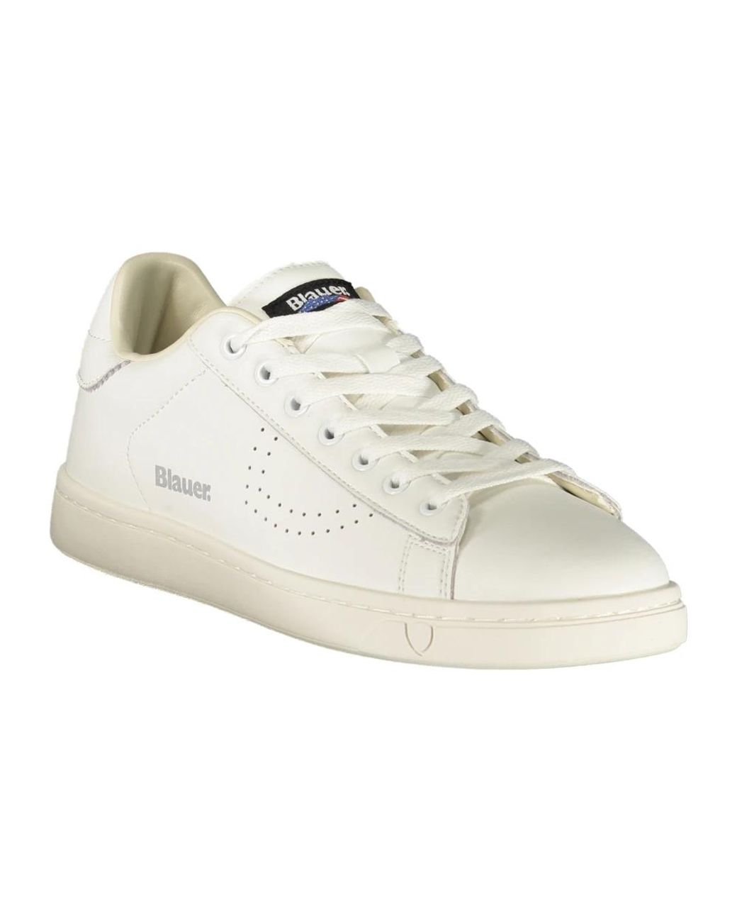 Blauer White Sneakers for men