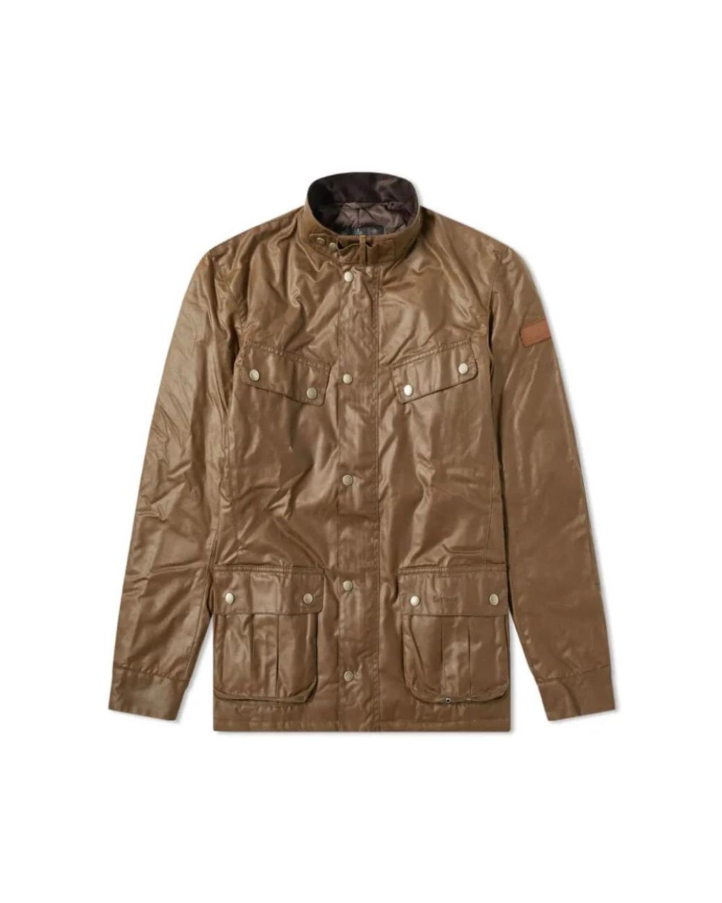 Barbour Duke Wax Jacket in het Brown voor heren