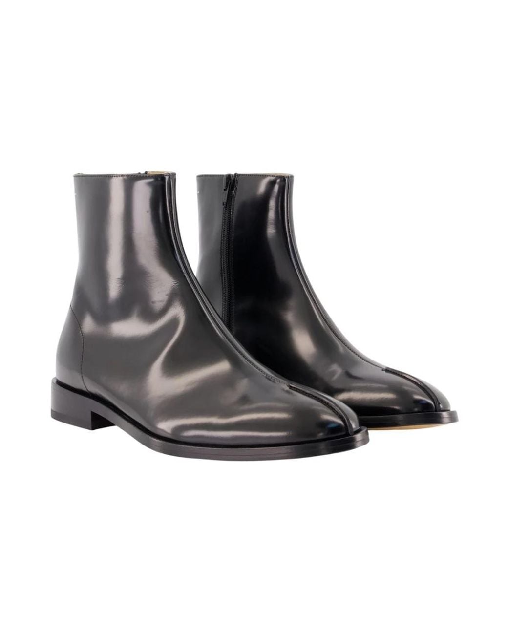 MM6 by Maison Margiela Black Ankle Boots for men