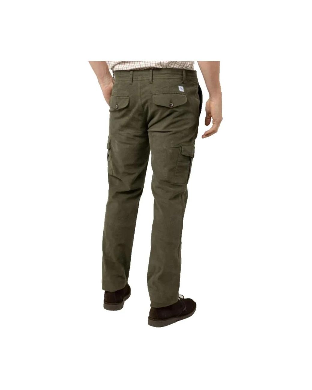 Scotta Green Slim-Fit Trousers for men