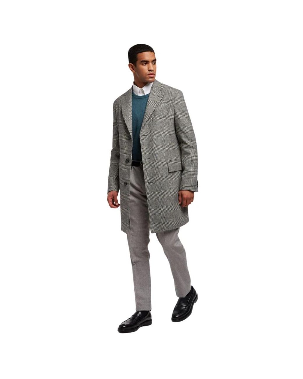 Brooks Brothers Gray Single-Breasted Coats for men
