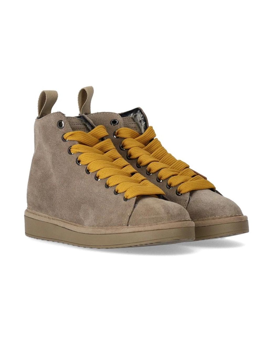 Pànchic Brown Lace-Up Boots