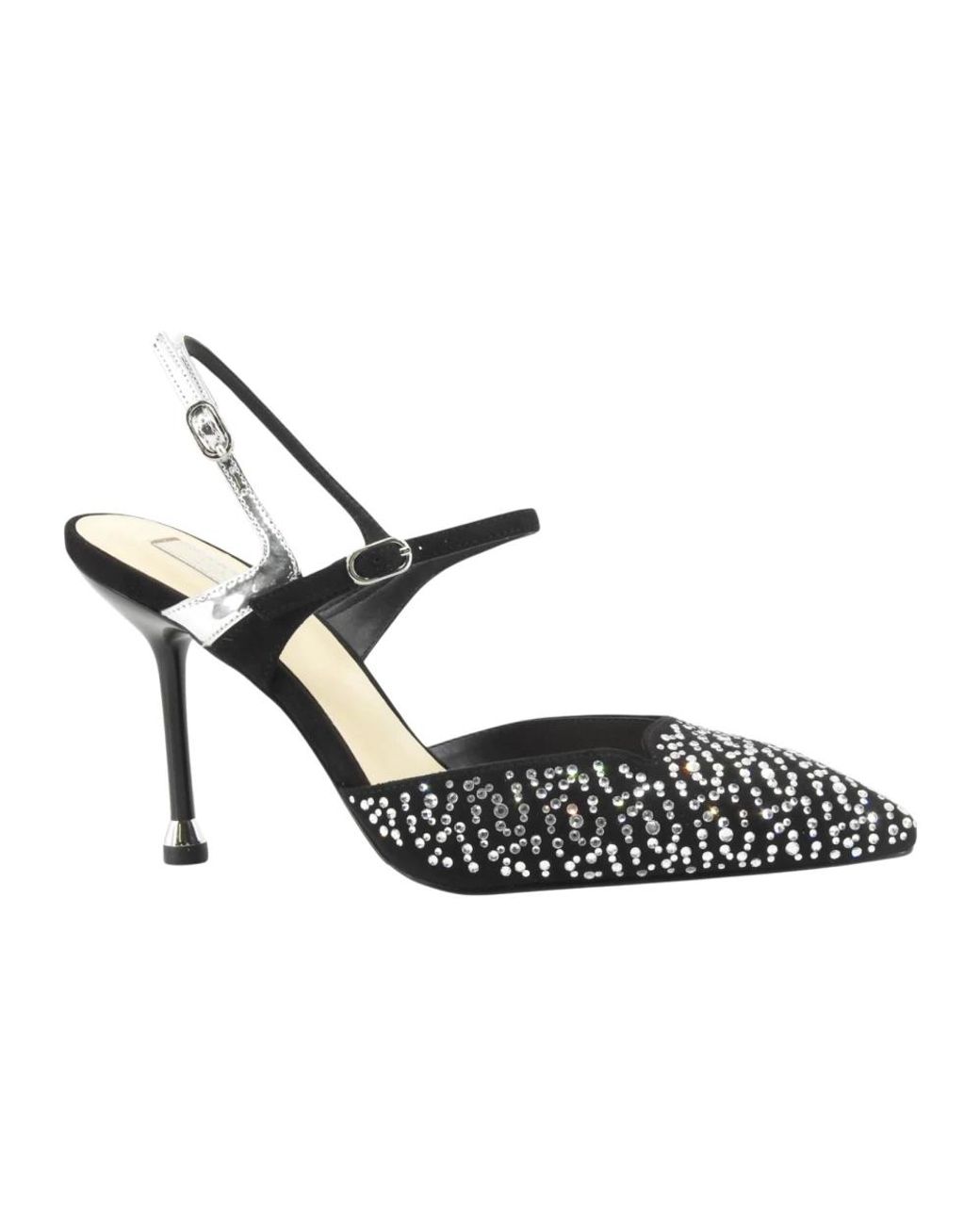 Liu Jo Schoenen ,Zwart ,Pumps in het Metallic