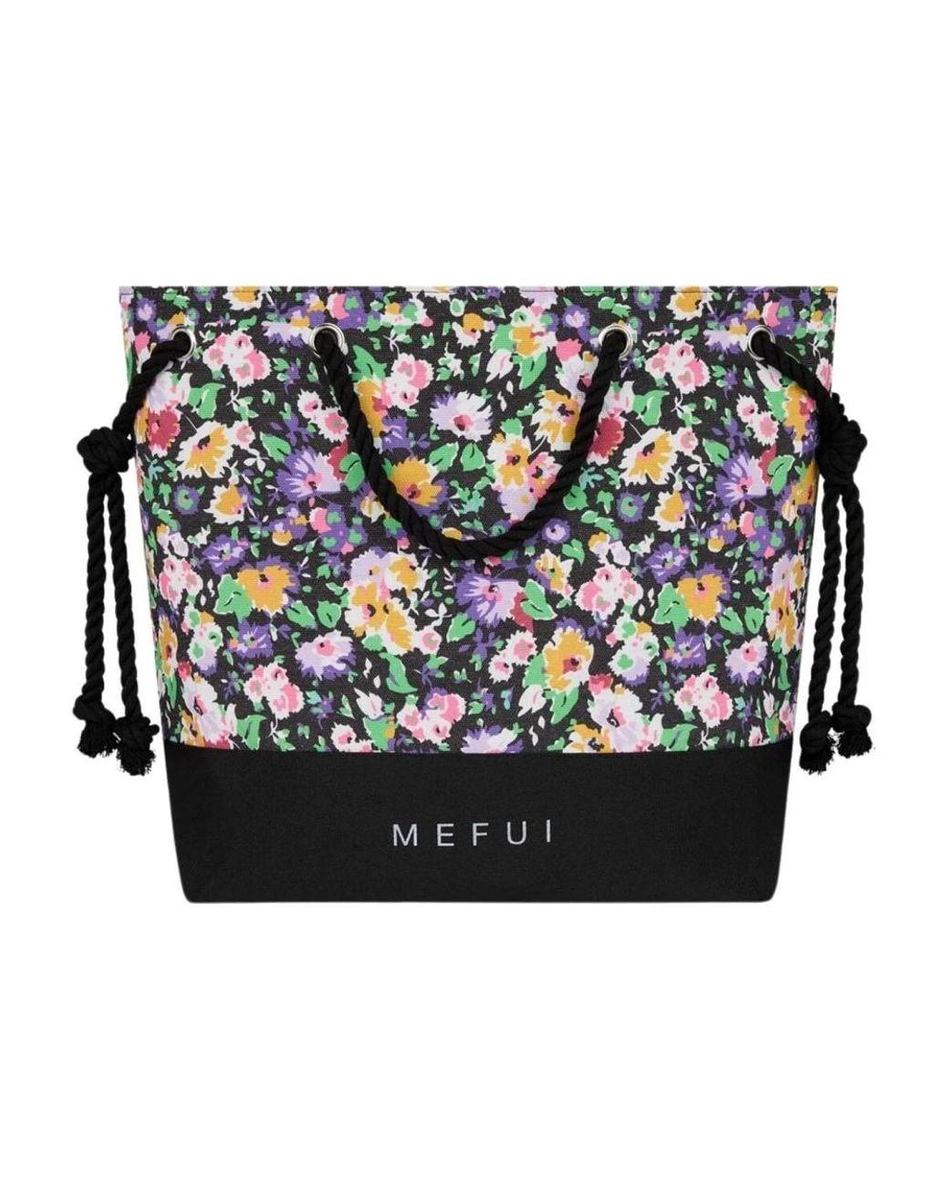 ME FUI Black Shopping Bags