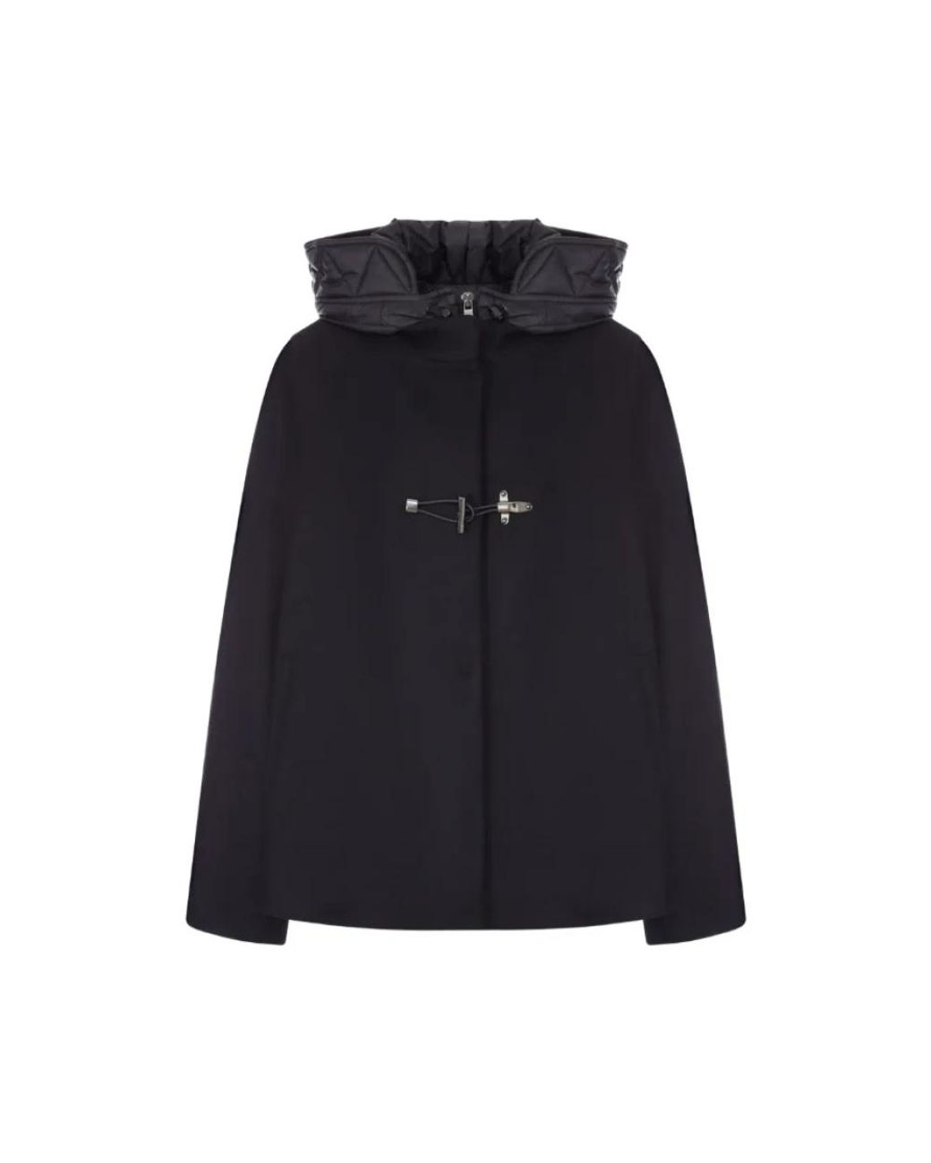Fay Blue Toggle Coat Cape