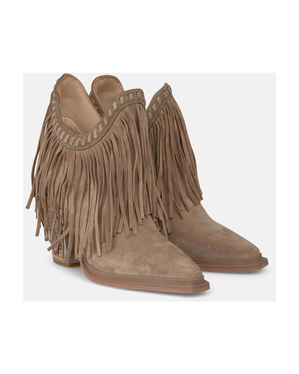 Alma En Pena. Brown Cowboy & Biker Boots