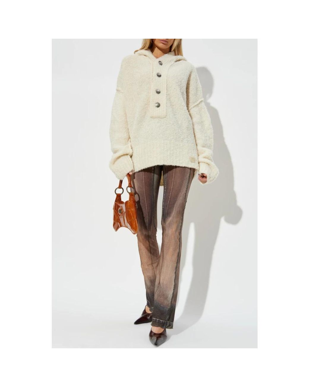 KNWLS White Mandi Pullover