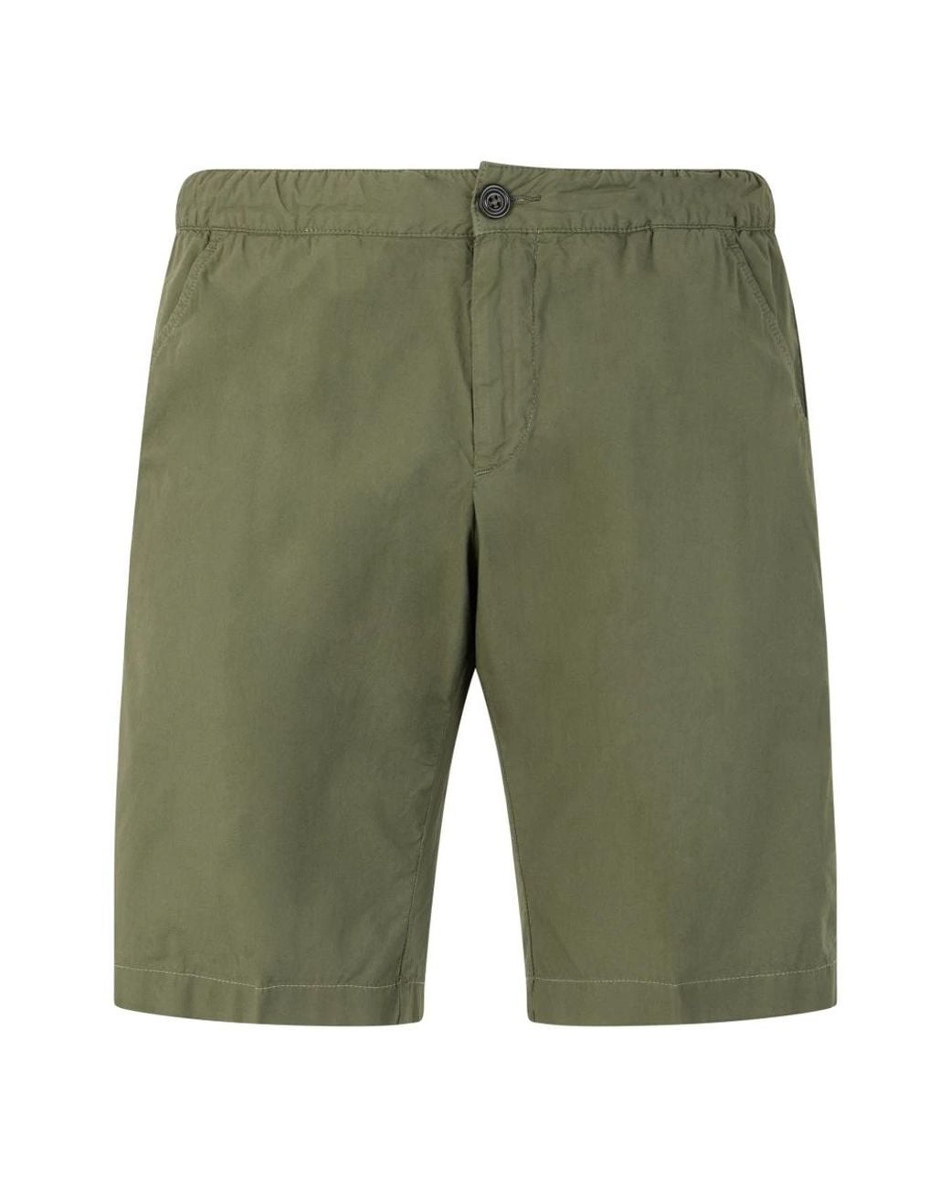 Paul & Shark Green Casual Shorts for men