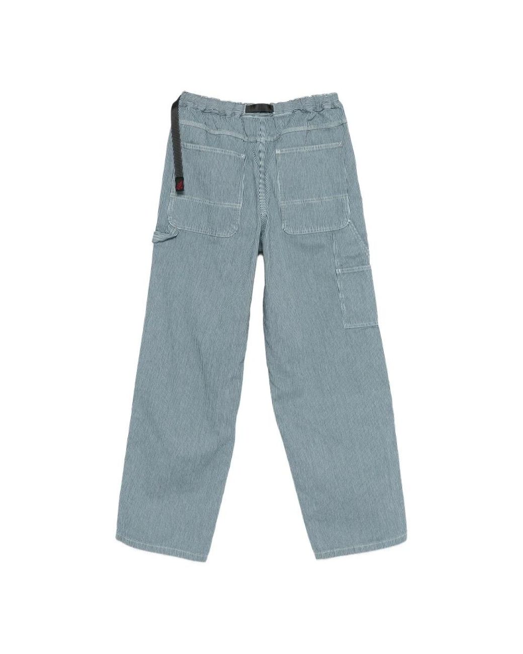 Gramicci Blue Straight Trousers for men