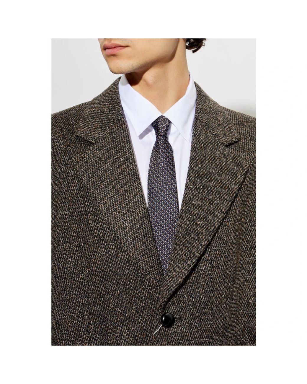 Ties di Ferragamo in Black da Uomo