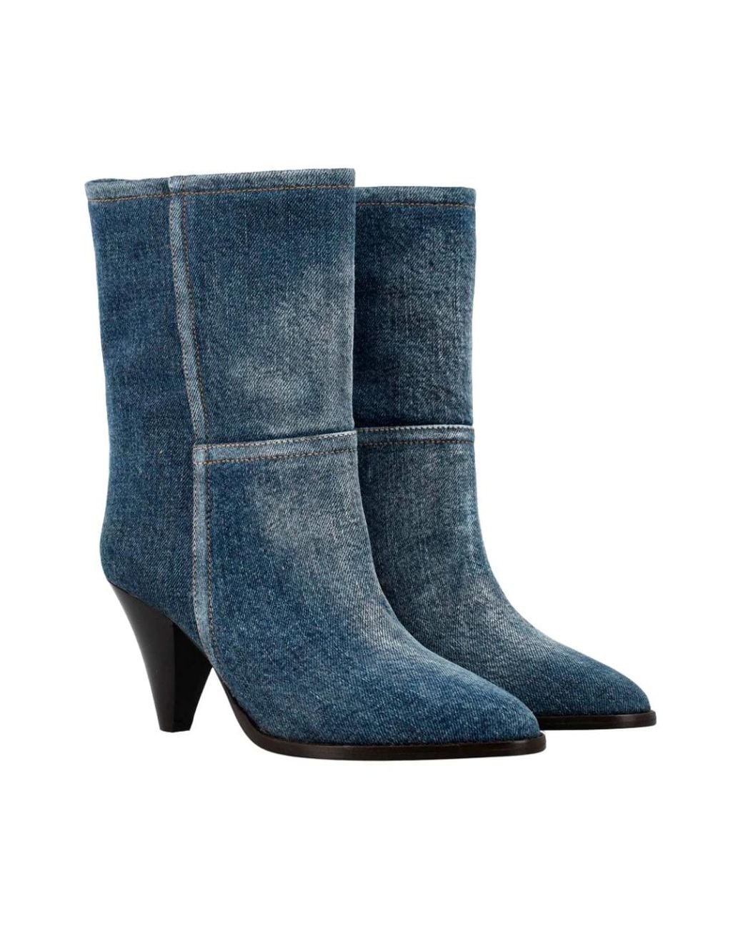 Isabel Marant Blue Heeled Boots