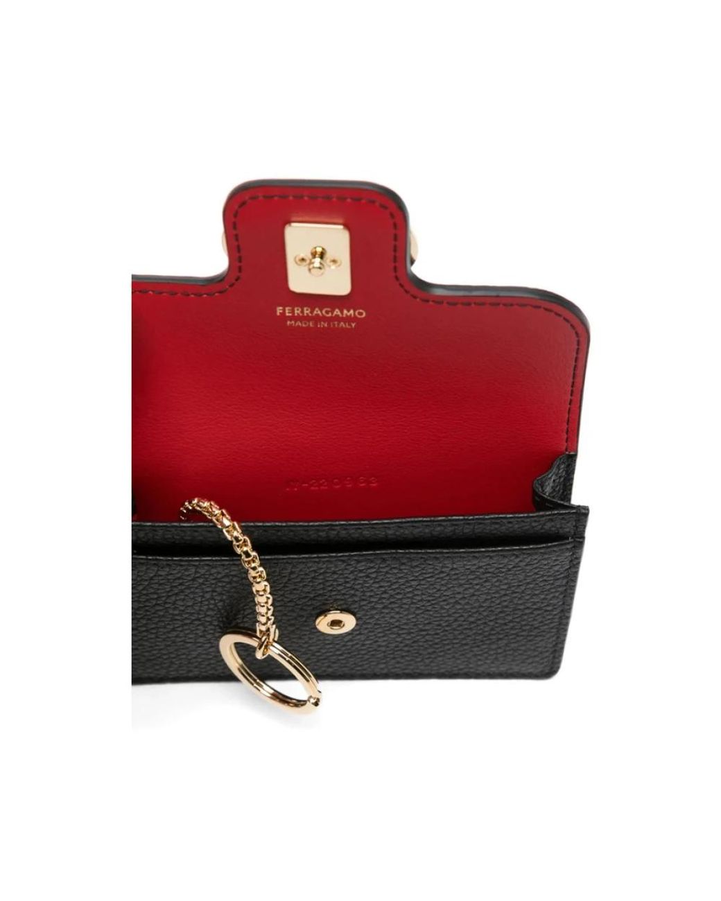 Wallets & Cardholders di Ferragamo in Black