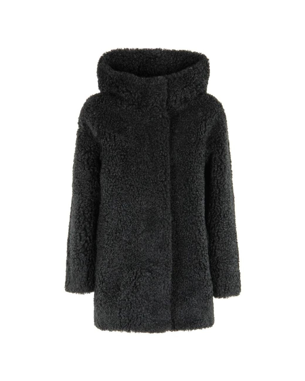 Rrd Black Faux Fur & Shearling Jackets