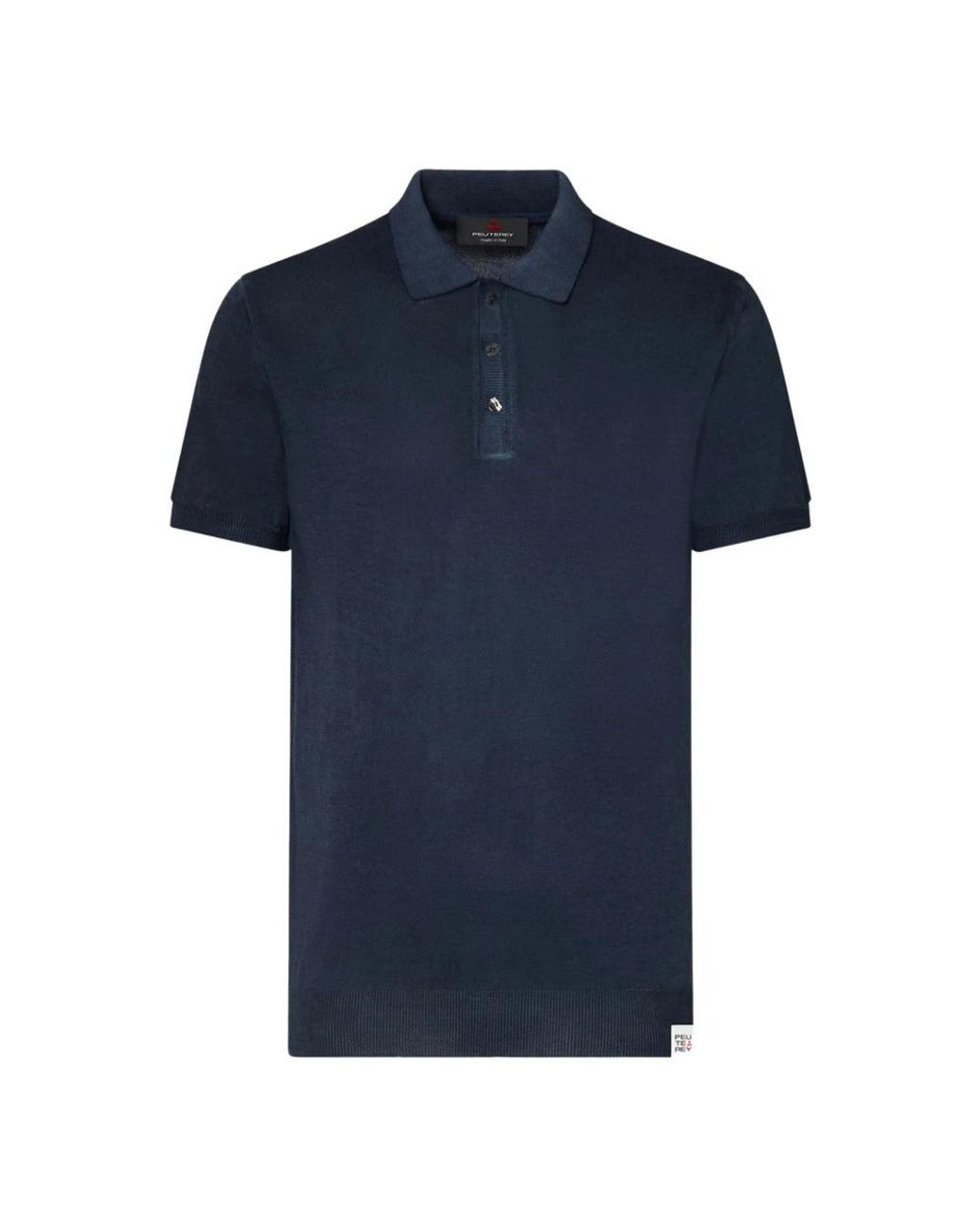 Peuterey Cotton Polo in het Blue voor heren