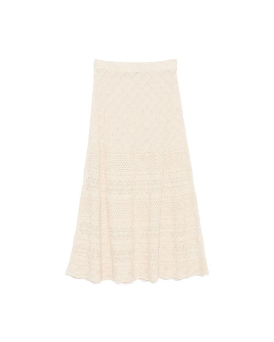 D.exterior Natural Midi Skirts