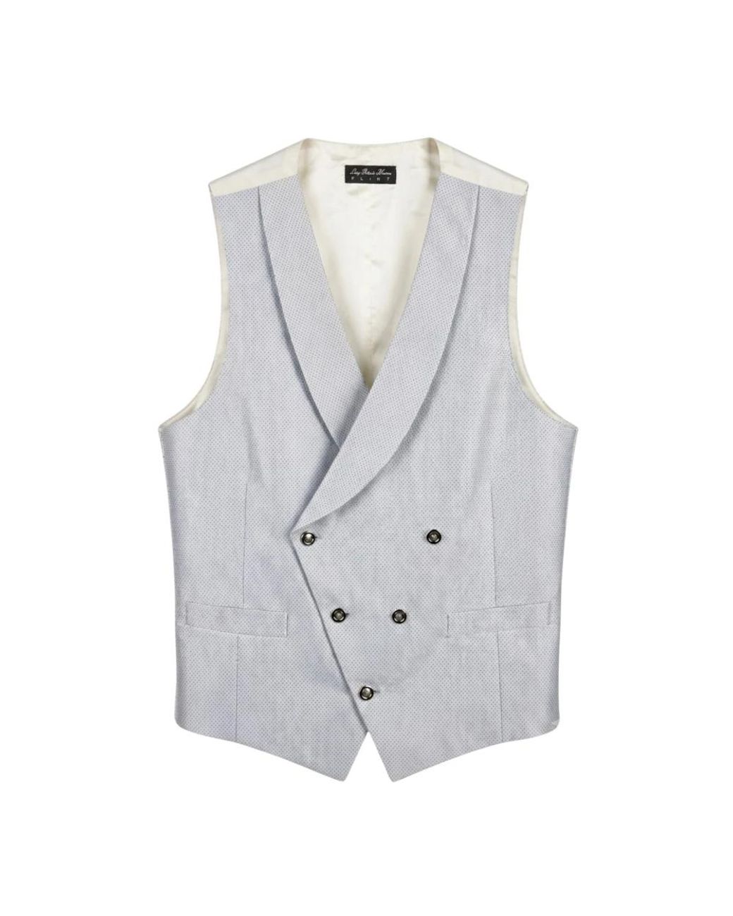 Luigi Bianchi Gray Waistcoats for men