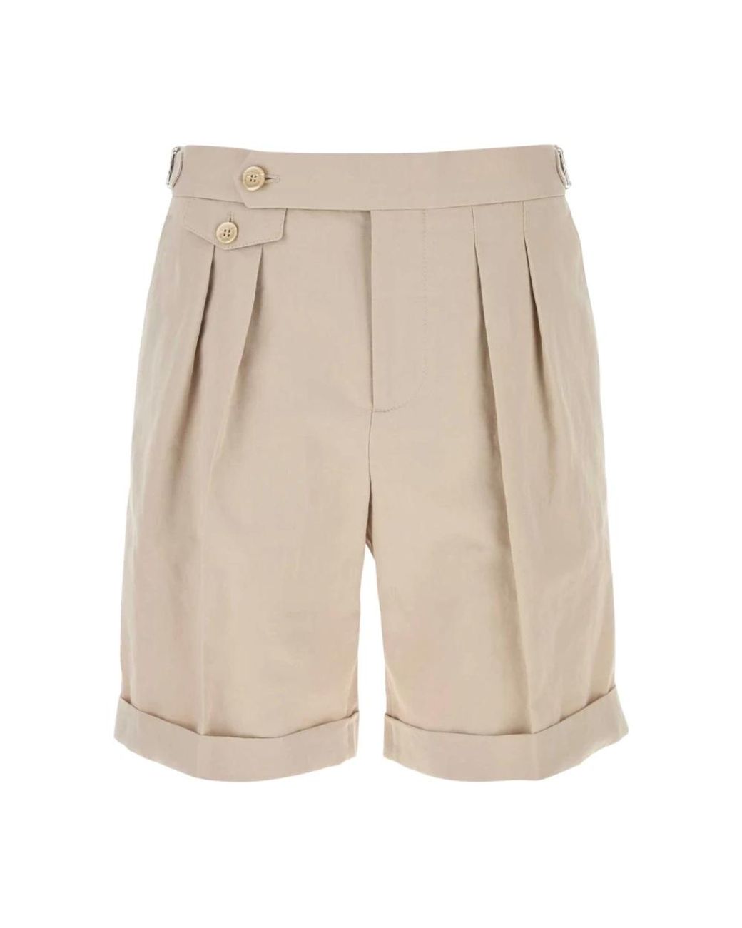 Brunello Cucinelli Natural Casual Shorts for men