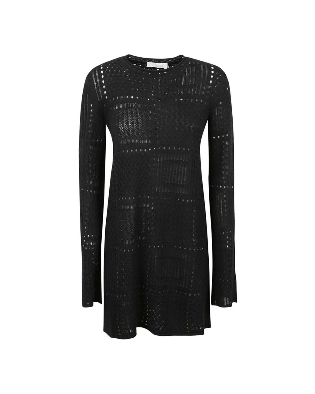 Chloé Black Knitted Dresses