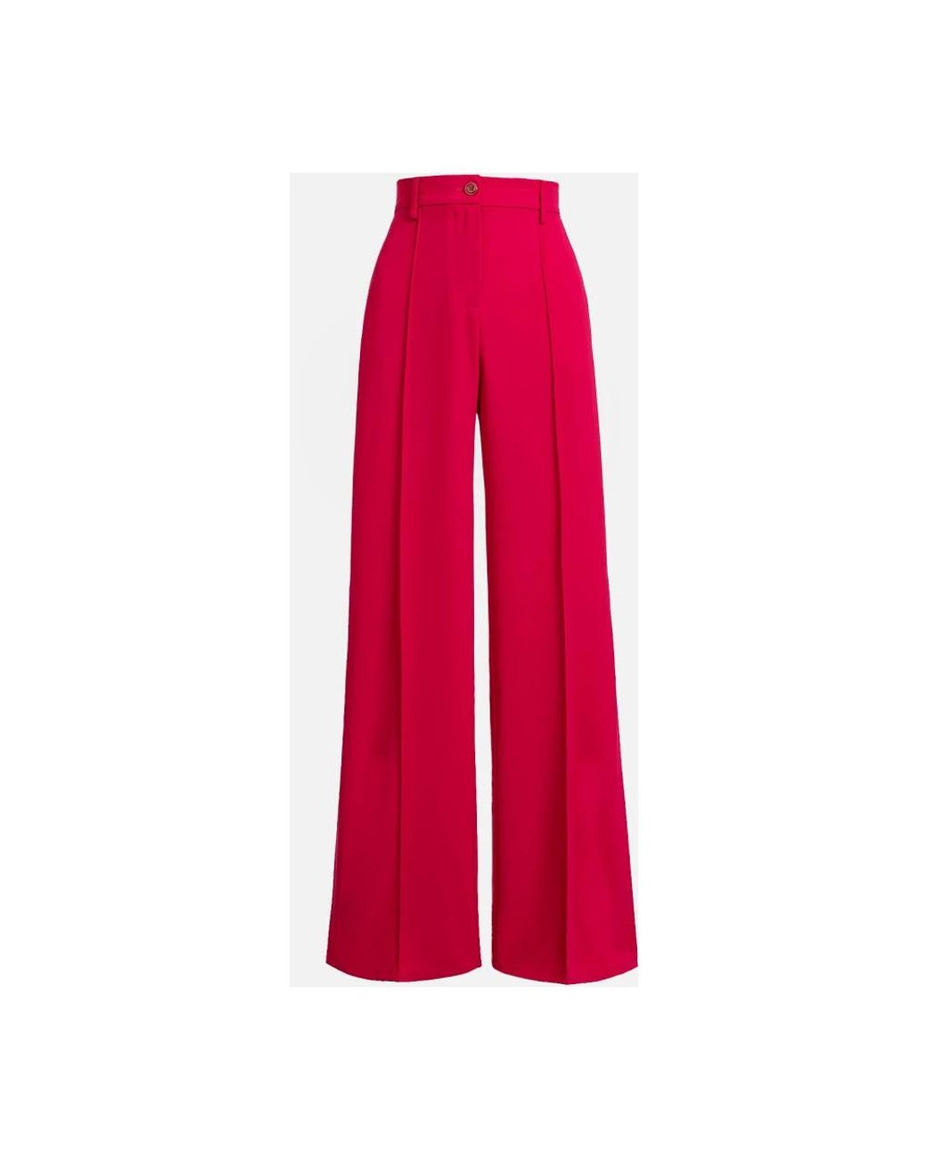 Wide Trousers MSGM en coloris Red