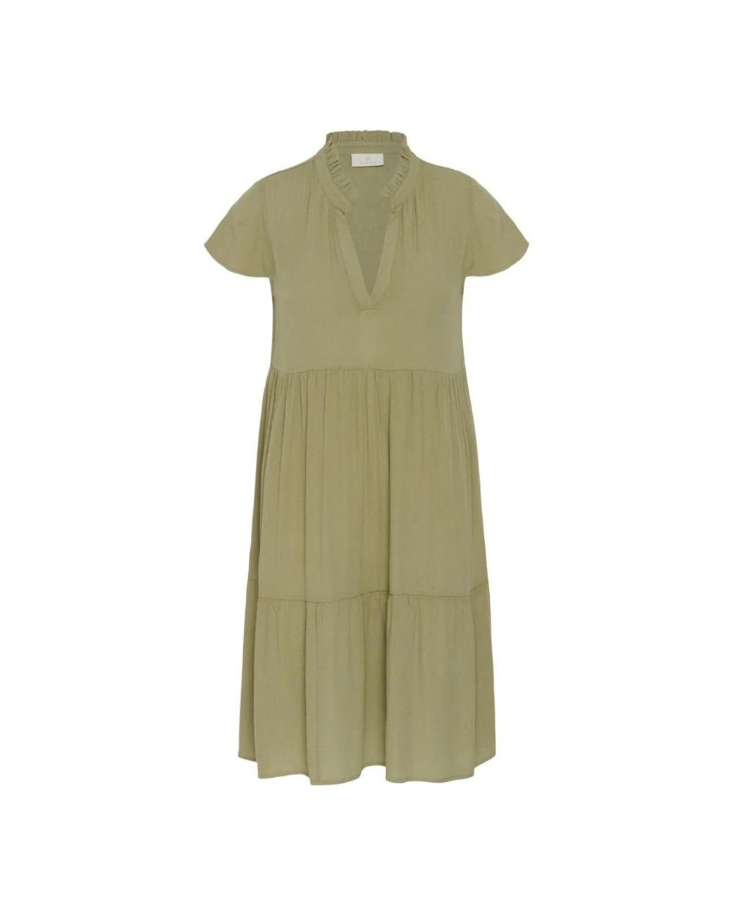 Kaffe Midi-Jurk in het Green