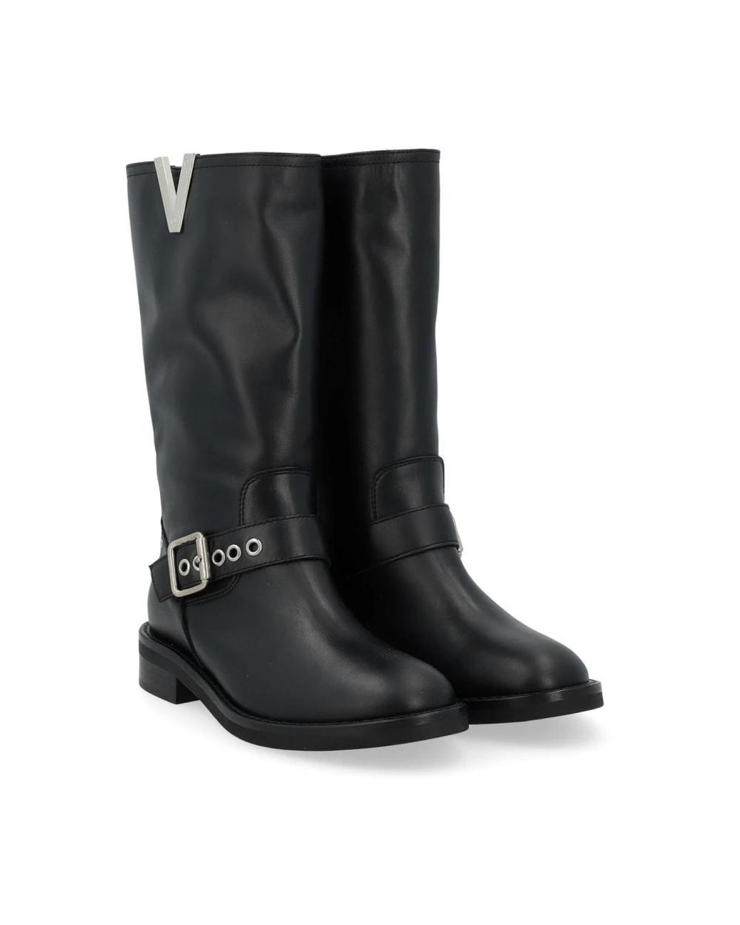 Via Roma 15 Black High Boots