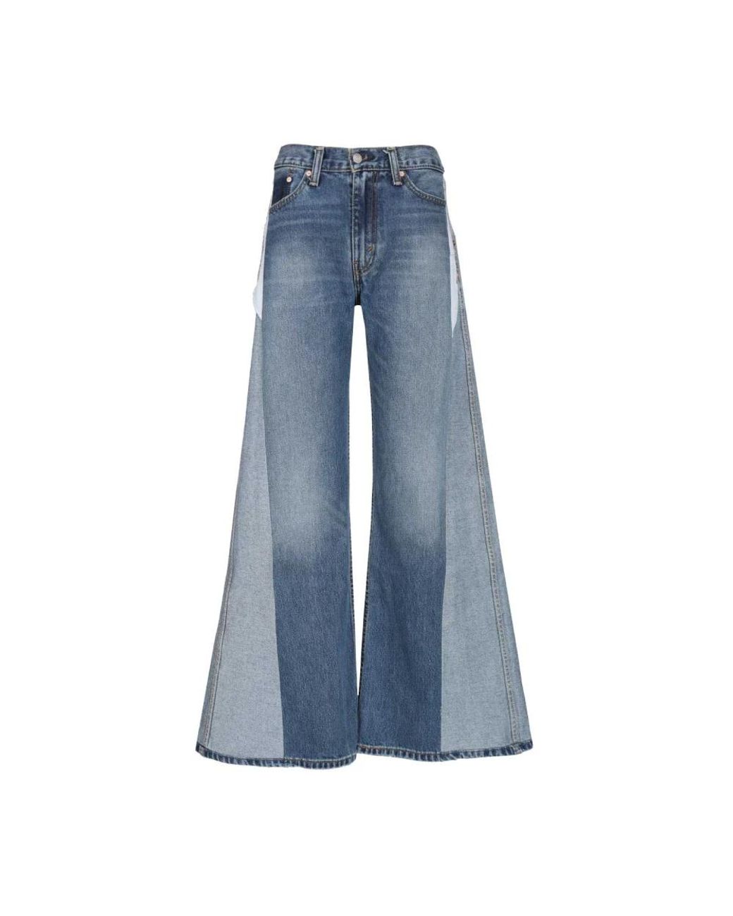 E.L.V. Denim Blue Wide Jeans