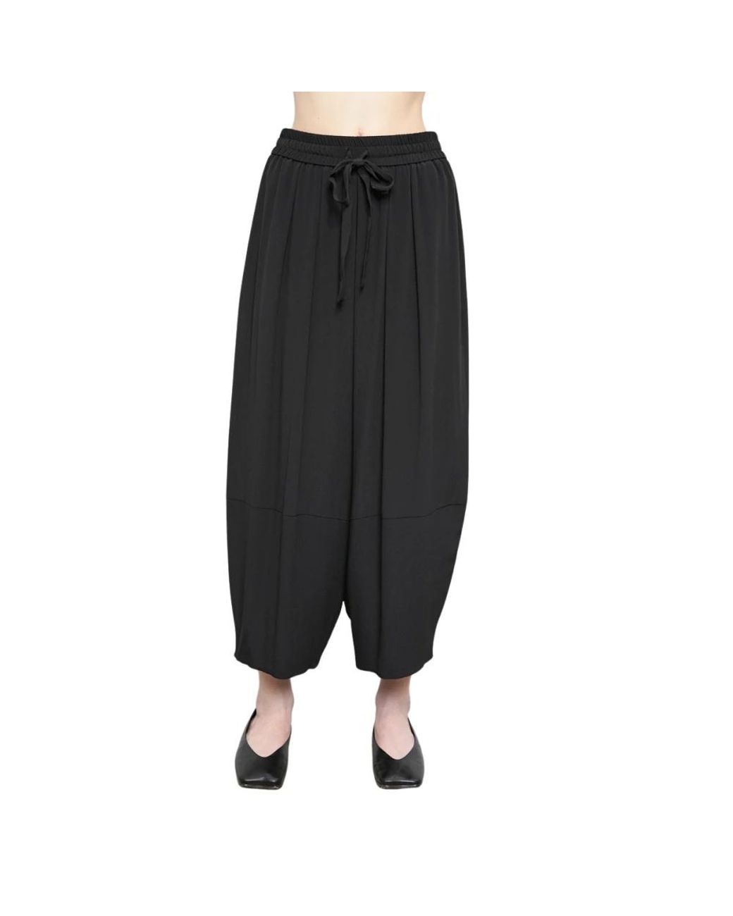 MEIMEIJ Black Wide Trousers