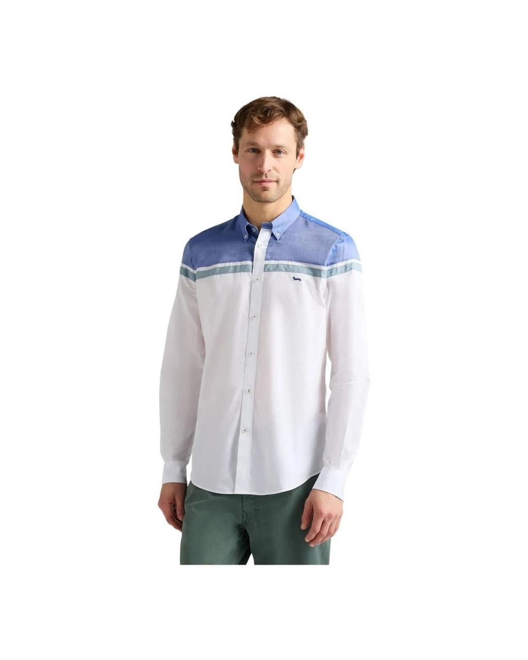 Harmont & Blaine Blue Casual Shirts for men