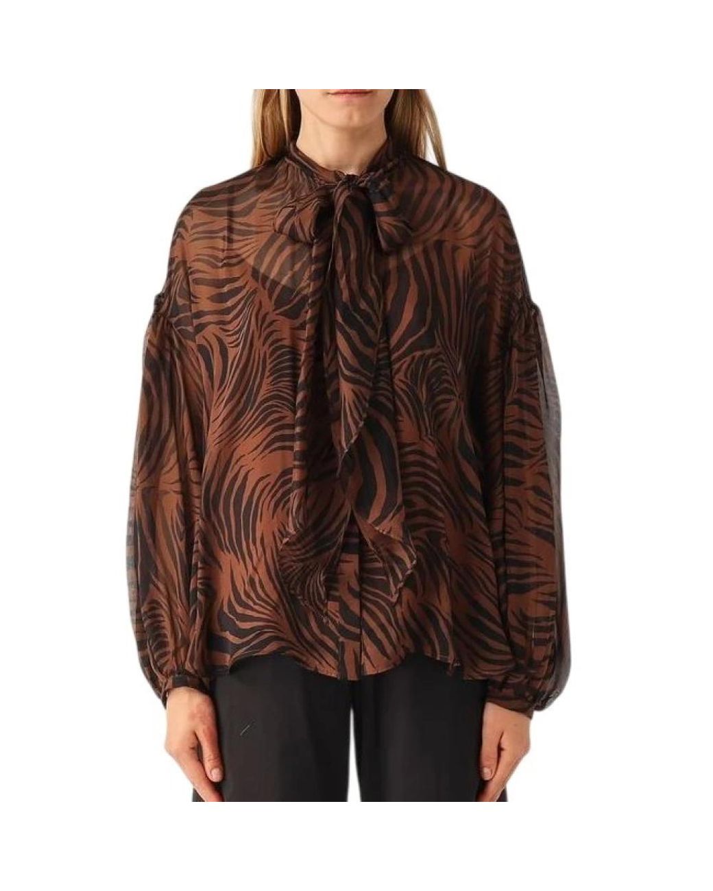 Max Mara Overhemden ,Bruin ,Ballata Shirt in het Brown