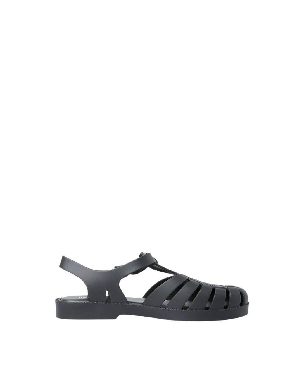 Melissa Black Flat Sandals