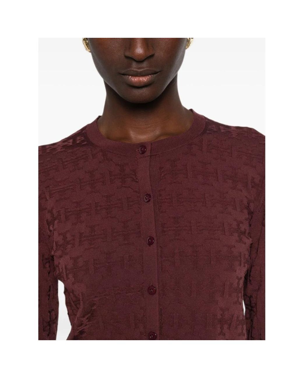 Tory Burch Purple Cardigans