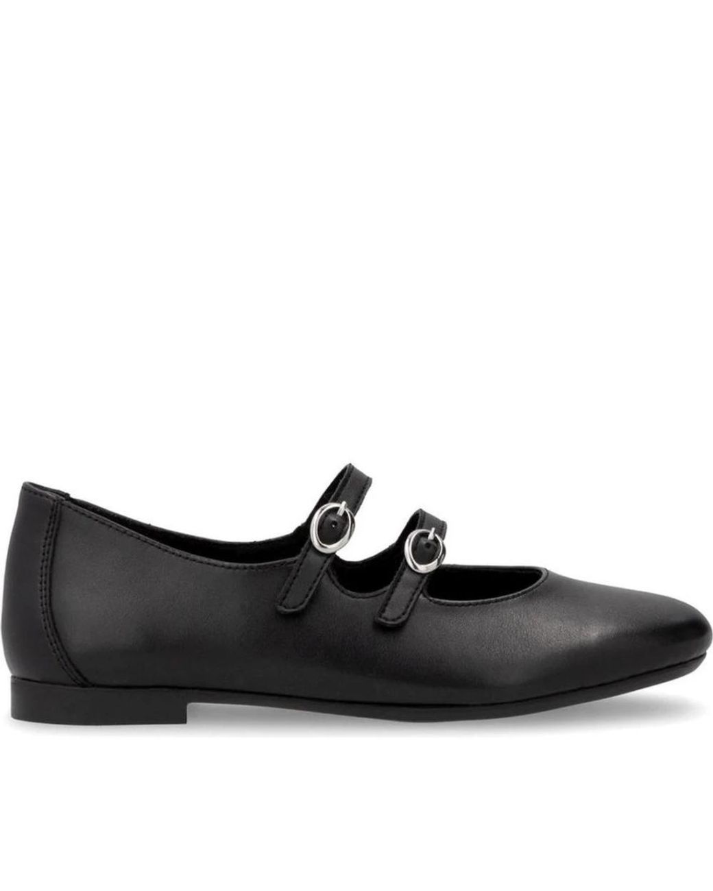 Remonte Black Ballerina Shoes