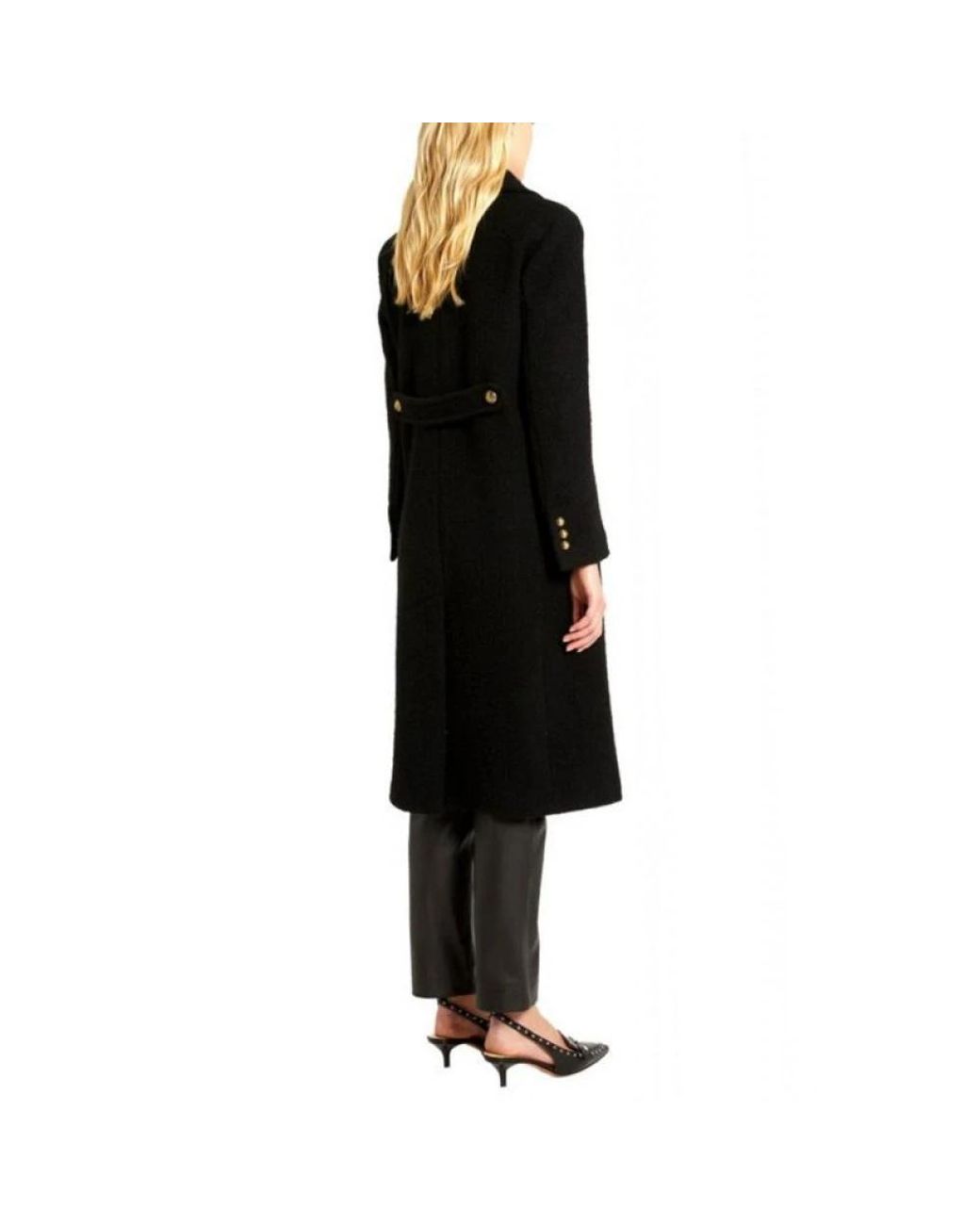 Marella Black Double-Breasted Coats