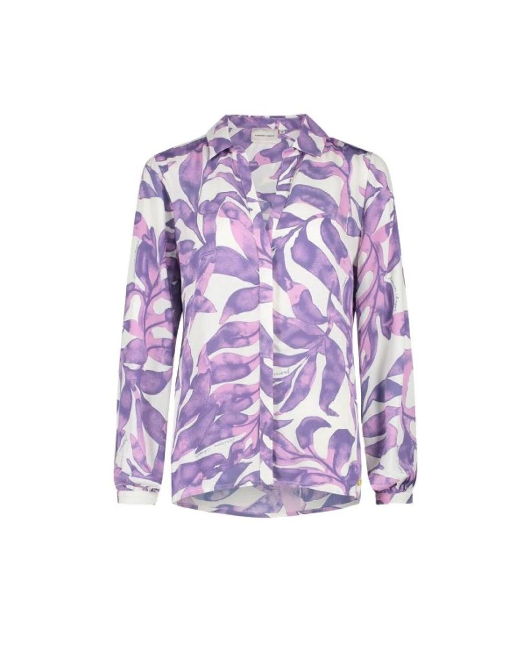 FABIENNE CHAPOT Overhemden ,Paars ,Bloemen Viscose Blouse in het Purple