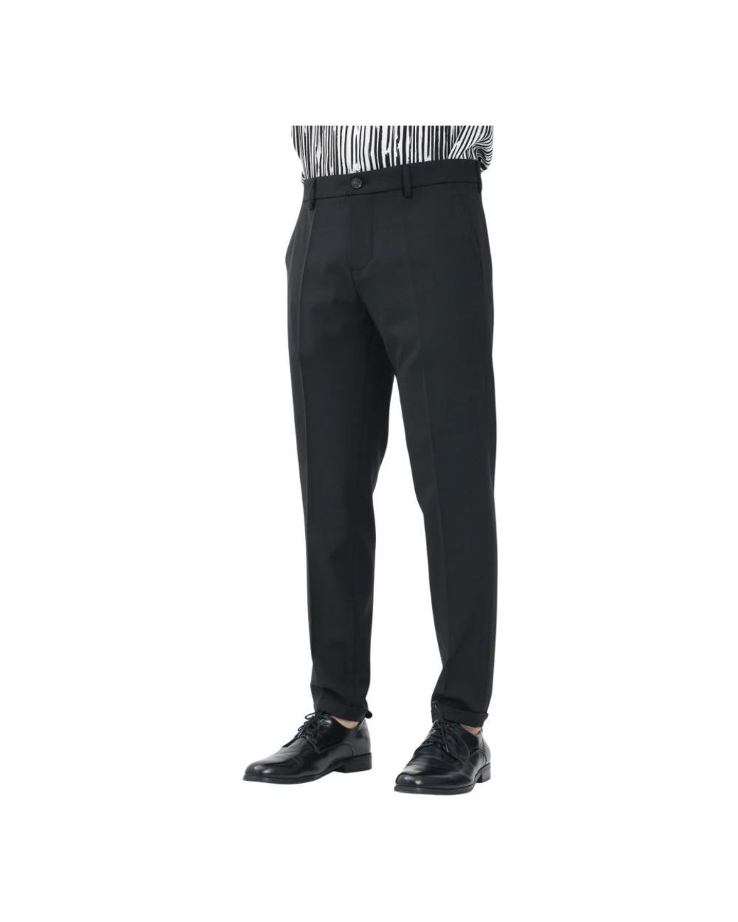 Patrizia Pepe Black Suit Trousers for men