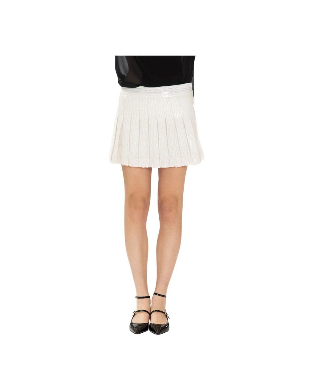 P.A.R.O.S.H. Godot Mini Rok in het White