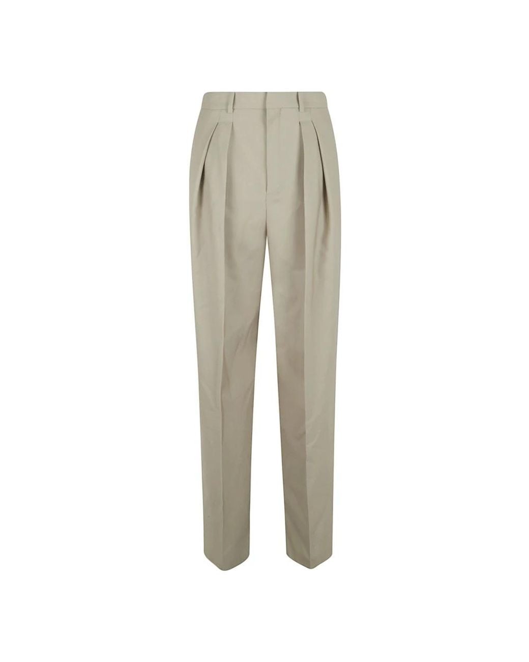 Saint Laurent Gray Straight Trousers