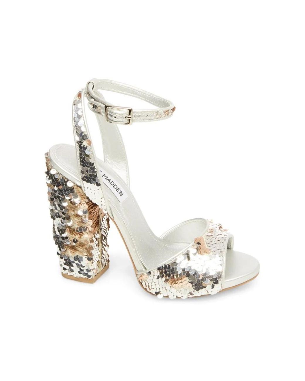 Steve Madden Metallic High Heel Sandals