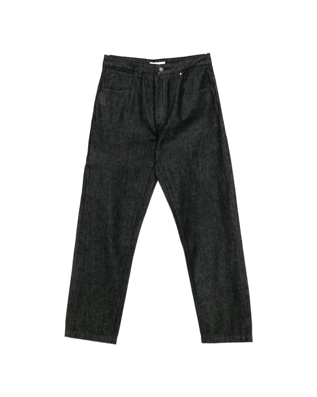 Straight Jeans Entire studios de hombre de color Black