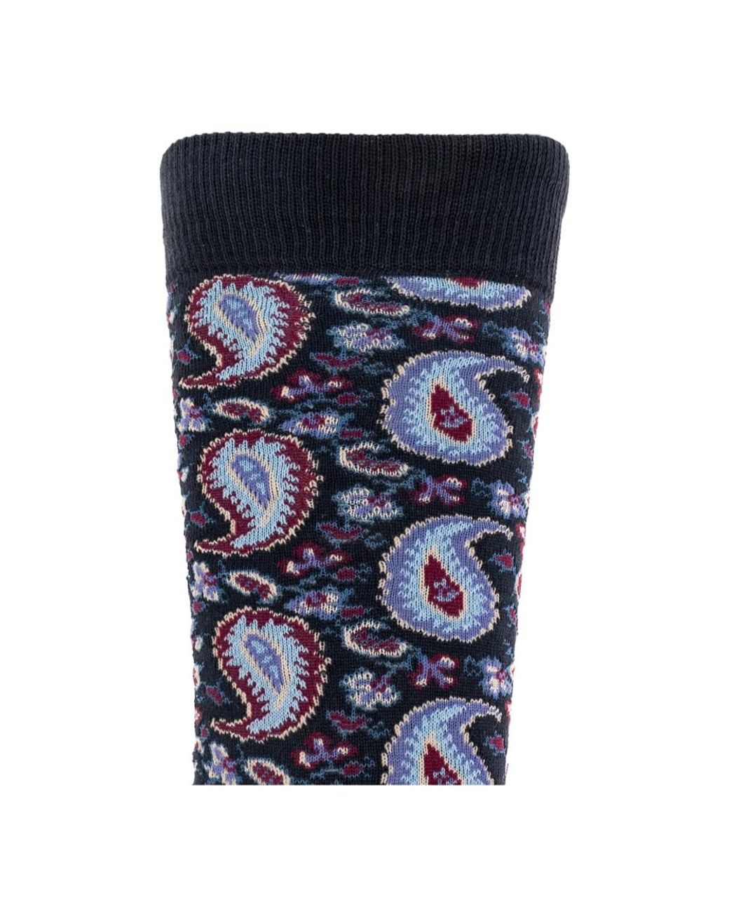 Etro Ondergoed ,Blauw ,Gestreepte Sokken in het Blue voor heren