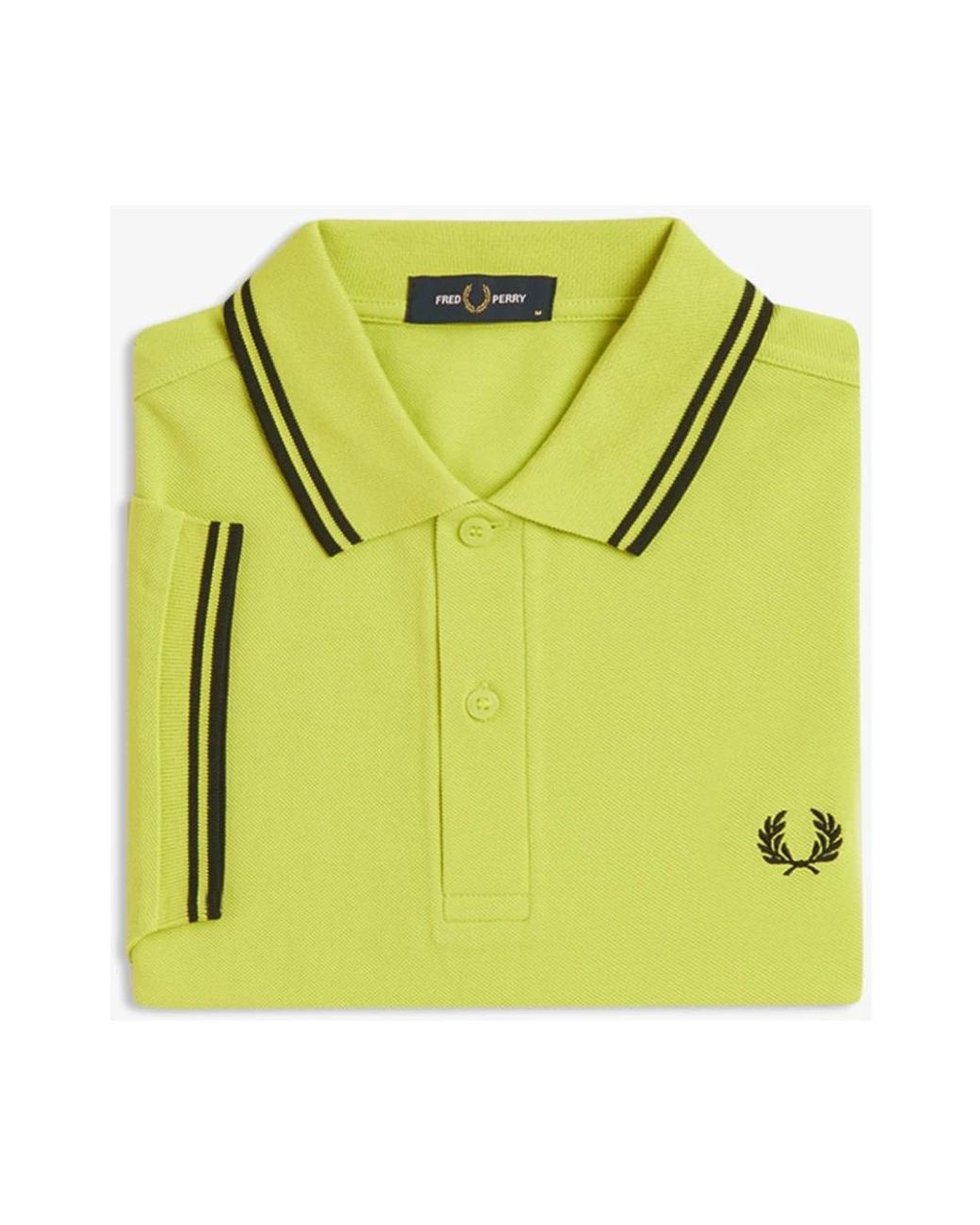 Fred Perry Yellow Polo Shirts for men
